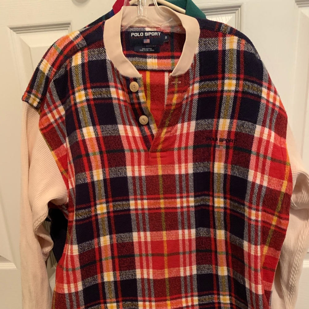 Vintage Polo Sport Crewneck/Flannel